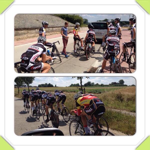 Neaforma's tweet photo. THE game is on! @VLTCyclingTeam #TTT #preparation http://t.co/x6loEpBpId