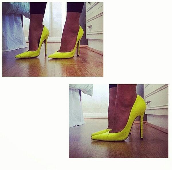 Pump Yellow High heel: 90mm, Chichi | Sergio Rossi