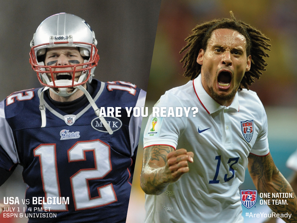 Patriots's tweet photo. One Nation, One Team. #AreYouReady http://t.co/pMp5l63Wr3
