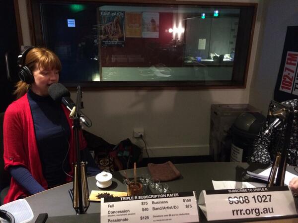 Sweet :) <a href="/tesslawley/">Tess Lawley</a>: Tea + Radio - my two favourite things combined! <a href="/teasense/">Sarah Cowell</a> live on Hullabaloo with <a href="/Jeff_Sparrow/">Jeff Sparrow</a>