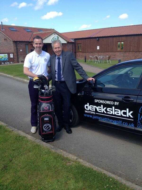 JamesAttheyGolf's tweet photo. Proud to announce my association with @DerekSlackMotor sponsoring the @JamesAttheyGolf Academy #skoda #comfydrive http://t.co/lUy0mZmMRt