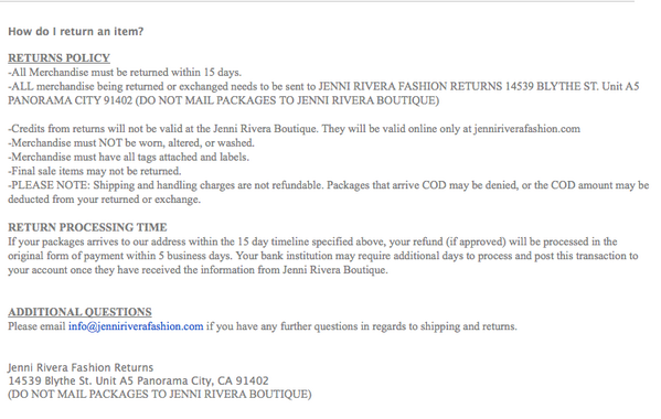 JenniRFashion's tweet photo. We want you to feel satisfied and with your item so if you have any problems please look at our return policy. http://t.co/CJaR9N4MX1