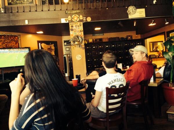 LloydLegalist's tweet image. At a cigar bar watching the game...for evangelistic purposes ONLY. #seekersensitive #bringtheminfromthefieldsofsin