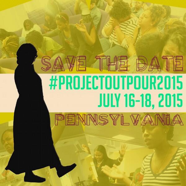 ProjectOutpour's tweet image. ANNOUNCEMENT!#ProjectOutpour2015 is underway!SAVE THE DATE! We want to see you there!More info to come! #MFMinistries