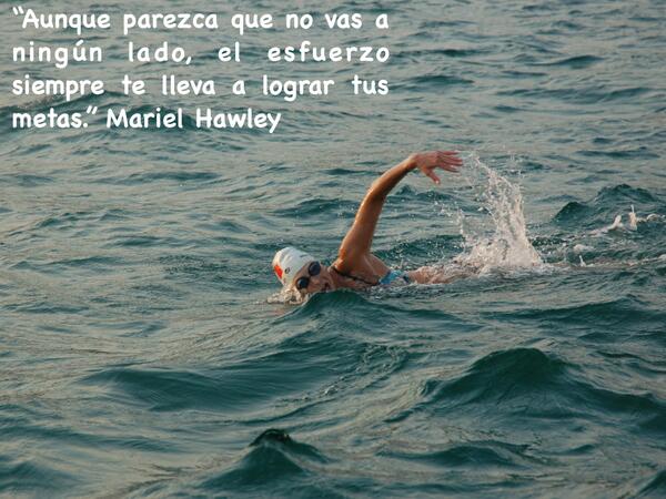 Cuando sientas que estás a la mitad de la nada, no te des por vencido, el esfuerzo siempre te lleva a tus metas...