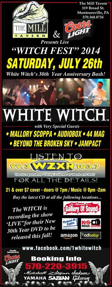 LadyLakeMusic's tweet image. @jeffpittinger23 White Witch Show Flyer :) #DoNotLose #DoNotDelete #Wink