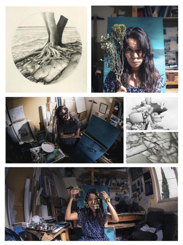 Mikelink00's tweet image. #RevelandoA Marisol Cosmes trae a la vida naturalezas muertas y animales místicos en paisajes rotos