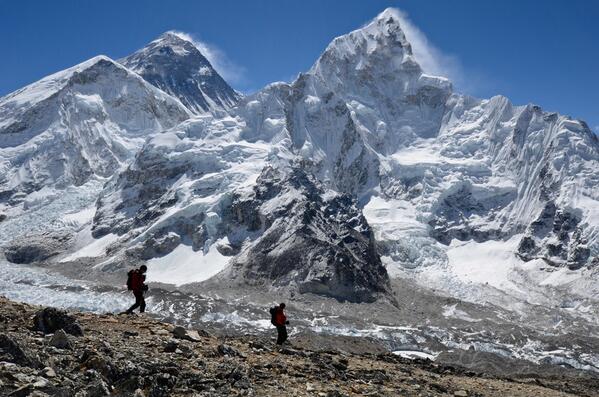 Mt. Everest, #Nepal (by Rajan Rai).