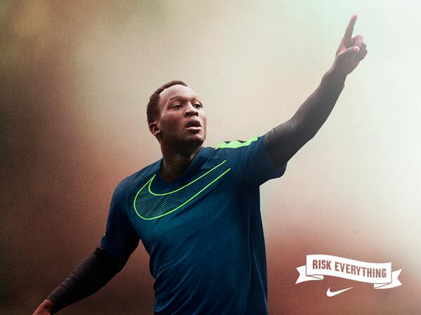 Never hesitate. Never regret. @RomeluLukaku9 #riskeverything