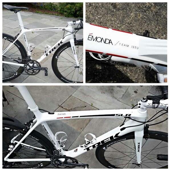 benkanute's tweet photo. Been riding this bike for about two weeks, and can't get enough! Lightest bike I've ever ridden! #Emonda @TrekBikes http://t.co/EuSLqUMwSe