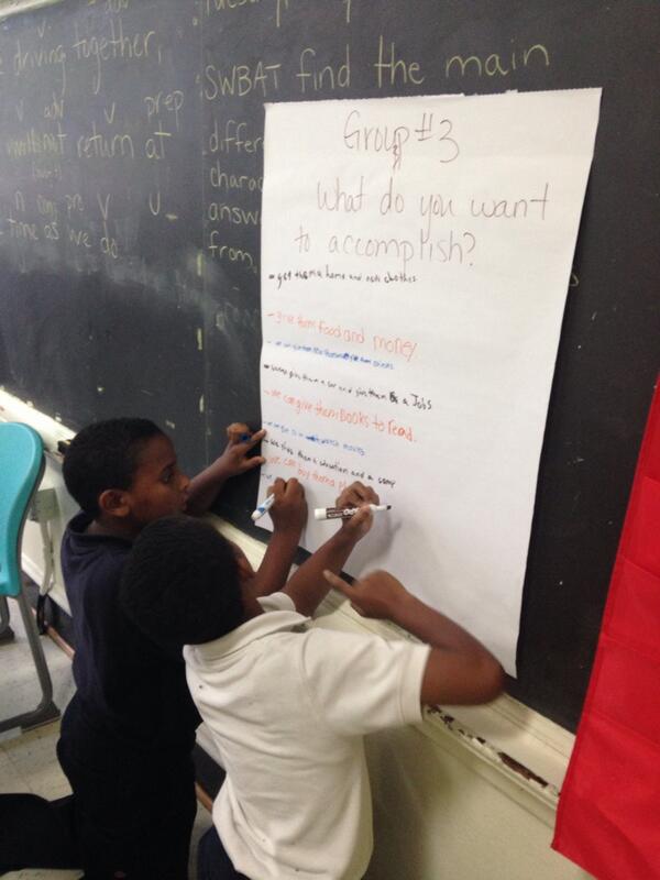 MsCCWright's tweet photo. Rising 4th grd working hard to find ways to curve homelessness in DC! @ClementsGia @CCPCSTrinidad @MsSCHarris http://t.co/znK57AnOBh