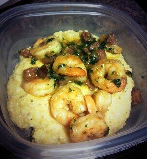 Holy shrimp and grits Batman! Om nom nom ???♥ http://t.co/IThBeXJTcw