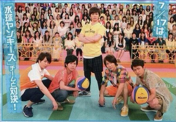水球ヤンキース Bot A Twitter 7 17のvs嵐に水球ヤンキースメンバーが登場 これは見逃せない 録画してでも 水球ヤンキース Vs嵐 Http T Co Jngvtuslw4
