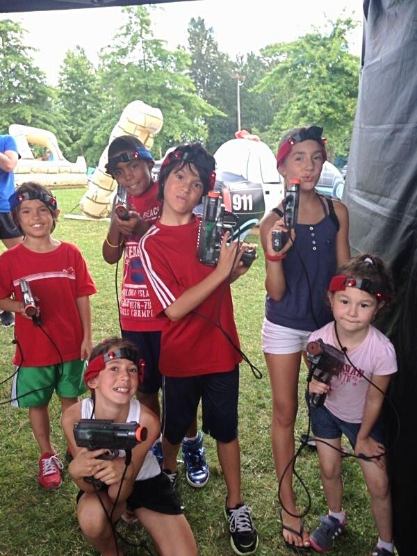 chrisboyko's tweet image. Canada Fun!! With the cousins. #CanadaDay #multiculturalfamily #laser-tag #Party