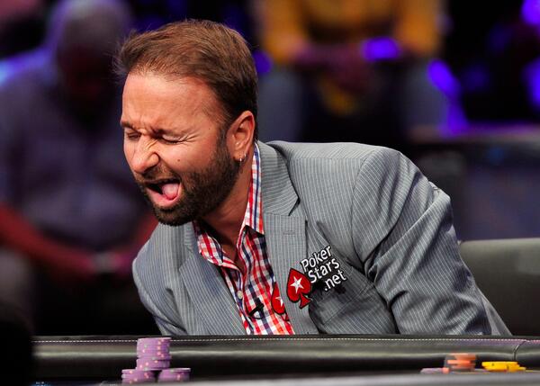 davidjaybecker's tweet image. Daniel Negreanu reacts after losing a big hand. #WSOP2014  #OneDrop #lvrj #Vegas