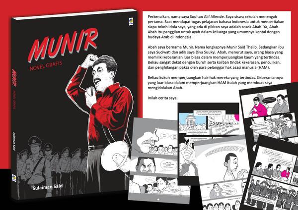 penerbitkpg's tweet photo. Dapatkan buku novel grafis perjalanan perjuangan #MUNIR di acara Ramadhan&amp;HumanRights bersama @OmahMunir. http://t.co/QoBiSl6Ixp
