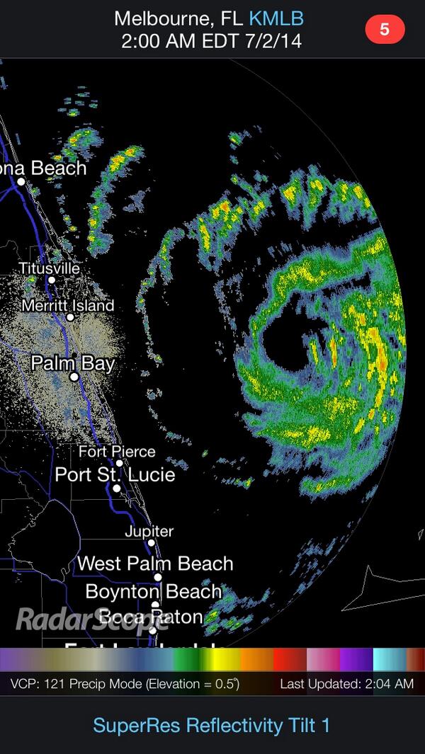 BillKarins's tweet image. Waking up to a doughnut hole almost eye like feature not what I wanted to see with #Arthur