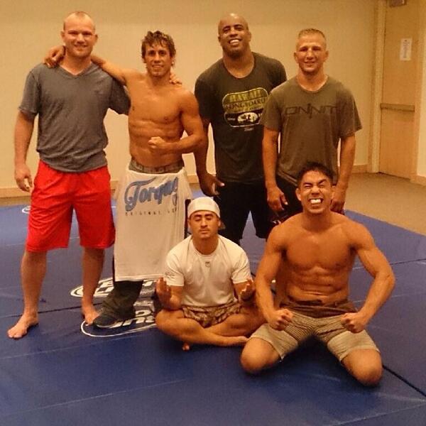 Martin Kampmann (@martinkampmann) on Twitter photo Late night workout for #UFC175 <a href="/UrijahFaber/">Urijah Faber</a> <a href="/TJDillashaw/">TJ Dillashaw</a> <a href="/SneakyTommy/">Tommy Schurkamp</a> <a href="/FabioPradoBJJ/">FabioPradoBJJ</a> @jbmma155 <a href="/TeamAlphaMale/">Team Alpha Male</a> Late night workout for #UFC175 <a href="/UrijahFaber/">Urijah Faber</a> <a href="/TJDillashaw/">TJ Dillashaw</a> <a href="/SneakyTommy/">Tommy Schurkamp</a> <a href="/FabioPradoBJJ/">FabioPradoBJJ</a> @jbmma155 <a href="/TeamAlphaMale/">Team Alpha Male</a>