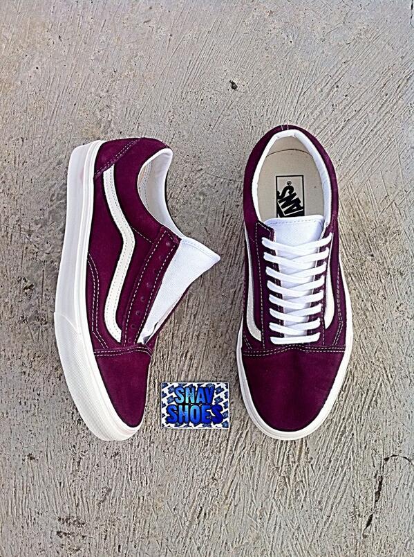 vans old skool vintage grape