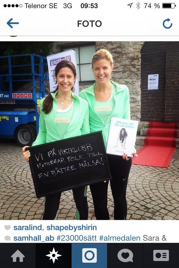 sararesvik's tweet photo. Vi förbättrar Sveriges folkhälsa! Viktklubb.se @shapebyshirin @ceciliamortimer http://t.co/JYQ1Bnw0lj