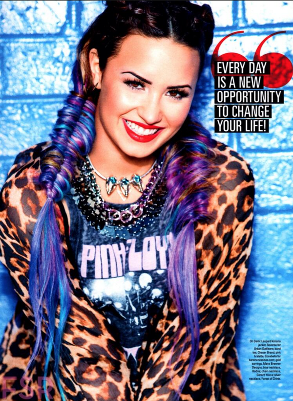 Check <a href="/ddlovato/">Demi Lovato</a> matching her hair with our FW14 Shalindra Necklace in <a href="/seventeenmag/">Seventeen Magazine</a> August 2014!