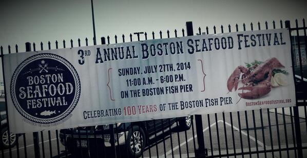 T-minus 25 days until #BostonSeafoodFestival #BostonFishPier #StavisDesign @BostonSeaFest
