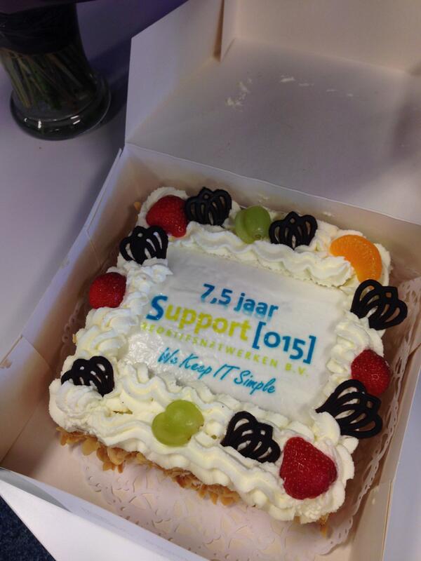 SupportITnl's tweet photo. Vandaag vieren we ons 7,5 jarig bestaan. Op naar de eerste 15 jaar ;-) http://t.co/3N3FEVkz4g