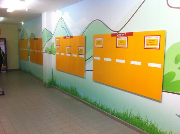 Richardsigns's tweet photo. Another DHL Site with wallpaper and dry wipe magnetic boards, designed by us http://t.co/Deih0OvZVq