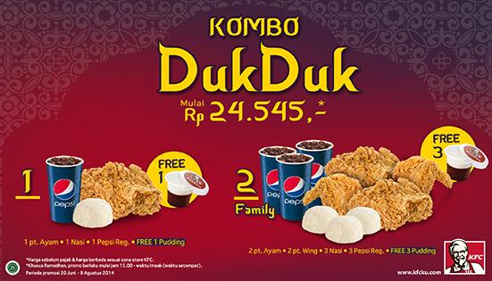 Kfc Jagonya Ayam On Twitter Nikmati Menu Berbuka Puasa Di Kfc Dengan Kombo Duk Duk Harga Mulai  T Cogdlrlsedw