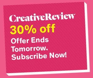 Hurry, hurry, hurry. 30% off Creative Review subscriptions, today only bit.ly/1sWHsS8