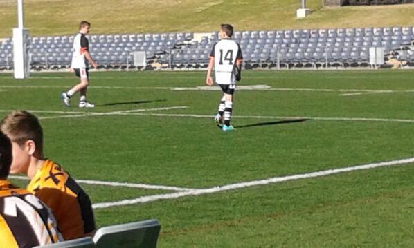 My son Ryan playing for West today @ Campbelltown