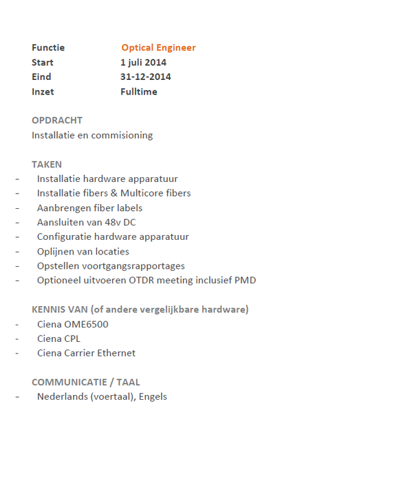 ProudICT's tweet image. GEZOCHT :#opticalengineer Is deze functie iets voor jou? Soliciteer dan nu! recruitment@proudcompany.nl of 0208208395