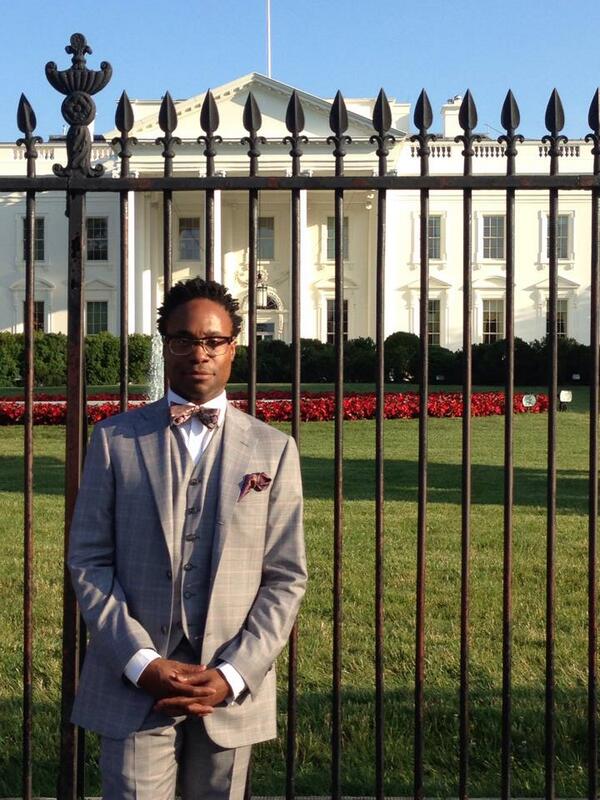 theebillyporter's tweet photo. #FaveDesigner "@hickeyfreeman: @theebillyporter looking good at the White House 4 what was certainly a special day. http://t.co/SyF00J4DCV”