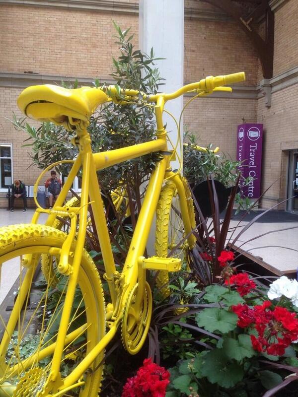 #yellowbike Grand Depart is nearly here!  RT for a chance 2 win a pair of 1st Class Tickets. bit.ly/1nWUneI