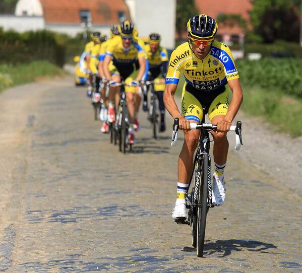 Hoy toco reconocimiento del pave de la etapa 5 del <a href="/letour/">Tour de France™</a>  .Buen entrenamiento! <a href="/tinkoff_saxo/">Jenna Bolton</a> #3dias #Tour