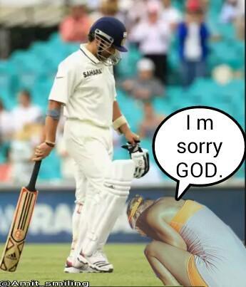 Amit_smiling's tweet photo. This will happen when Maria Sharapova realises who Sachin Tendulkar is...... http://t.co/YDvZl8eajo