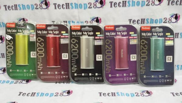 techshop28's tweet photo. Now available @techshop28 
Yoobao Yb6012 pro 6200mah
1100 pesos only
Contact me: 09174683333 http://t.co/InQzh3dvcY