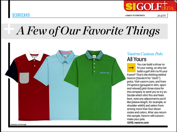 Thank you <a href="/SInow/">Sports Illustrated</a> and <a href="/GolfMagazine/">Golf Magazine</a> for adding us to your FAVORITE THINGS list!