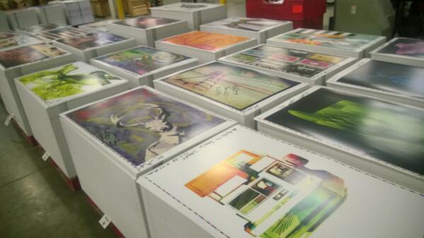 GrandImageKate's tweet image. So excited by the lbs. of prints we made this week for major retailer #lotsandlotsofprints