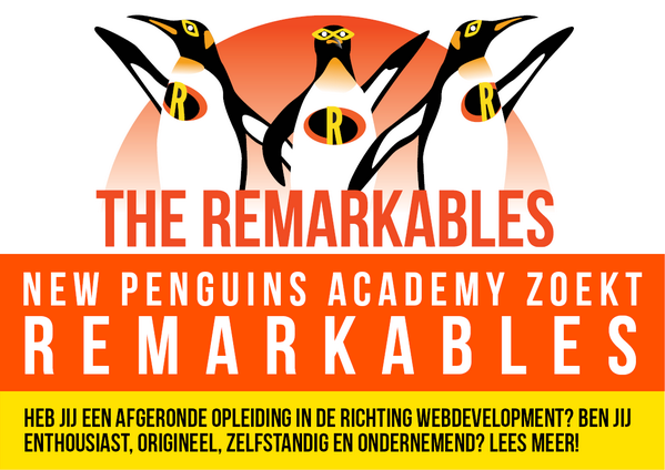 NewPenguins's tweet photo. Wij starten in september met een gratis PHP-opleiding! Iets voor jou? Kijk op: http://t.co/jP6OZjrovB #vacature http://t.co/oUtHCPMLIk