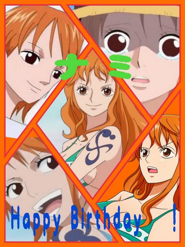 ナミℓsnye One Piece ナミさん誕生日おめでと ワンピースの中で一番好き ナミ生誕祭 ナミ聖誕祭 ナミ生誕祭14 ナミ聖誕祭14 ナミ好き Http T Co W2h5tumvyg Twitter