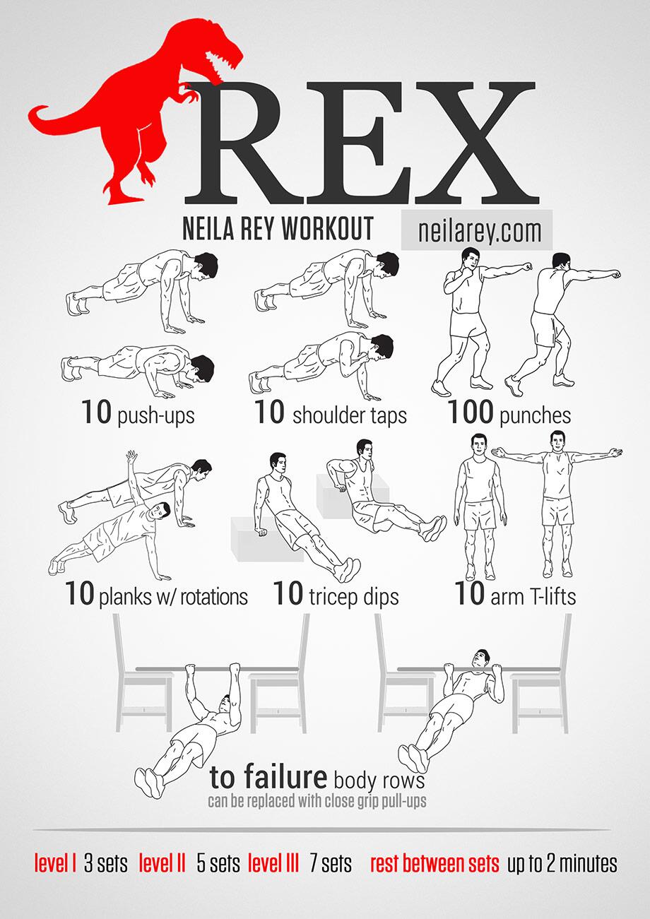 DAREBEE on X: REX / Strong & Toned Arms Workout