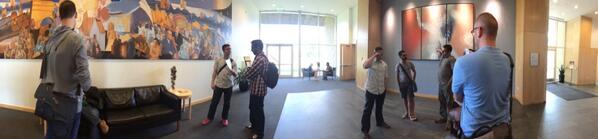 <a href="/gotDigiWidgets/">DigiWidgets</a> @NMotionStartup <a href="/1MillionCupsKC/">1 Million Cups KC</a> the team hanging after our KC #1mc