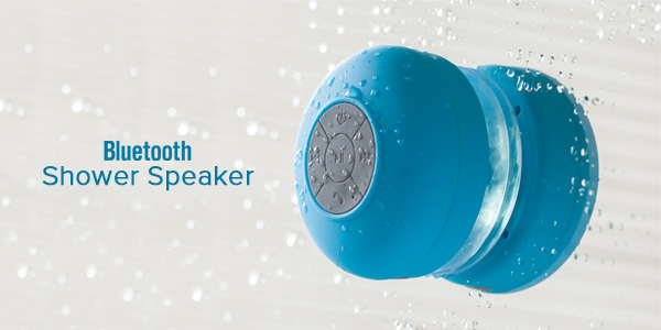 cultofmac's tweet image. This bluetooth shower speaker lets you jam out while you clean up. Get it for 60% off: bit.ly/1z3zWFF