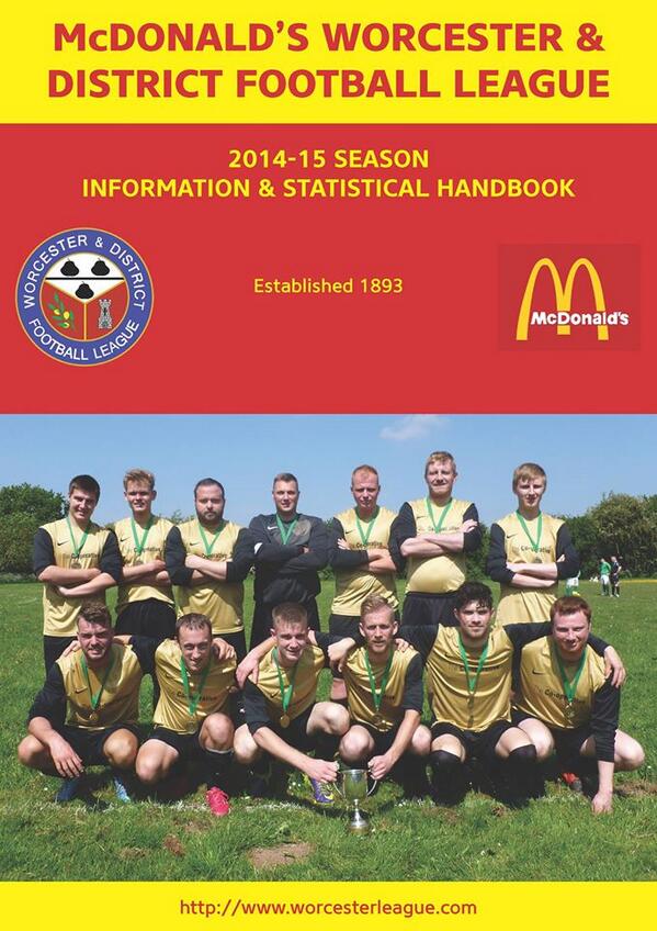 New Worcester League Handbook currently in production ready for the 1st League Meeting in August...