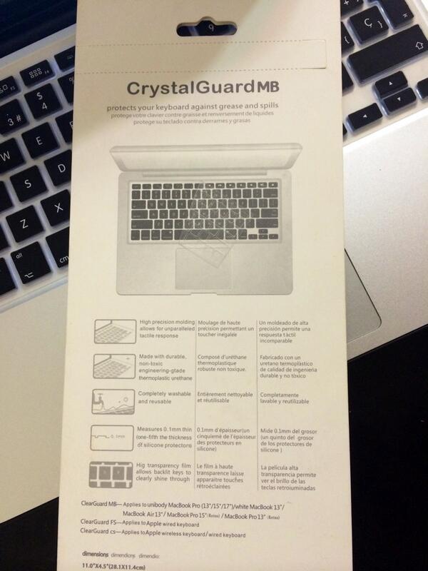 CorSound's tweet image. Cover Silicona Teclado en inglés MacBook Pro.