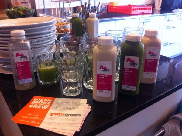 robertwakulat's tweet photo. Loving the @YamChopsTO juice at today's @csiTO salad club w @leylard @BarnabeGeis @bisforcookie @nbrhoodbuzz http://t.co/XnxSJmYZ83