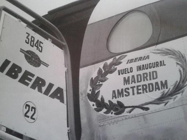 Sr_JOF's tweet image. 1967: 1ºvuelo MAD-Ámsterdam de @Iberia. Hoy no se inaugura,si acaso se retoma una ruta q no debia haberse abandonado.