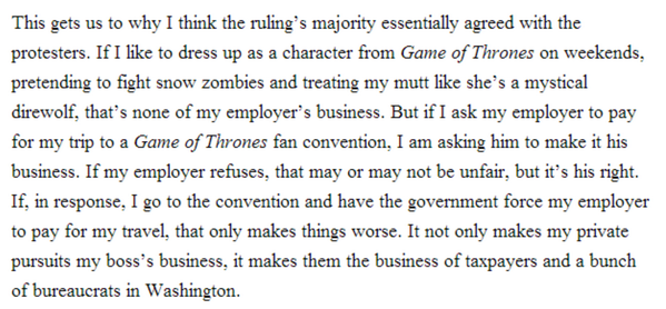 SimonMaloy's tweet image. An adult man's #SmartTake on Hobby Lobby. nationalreview.com/article/381710…