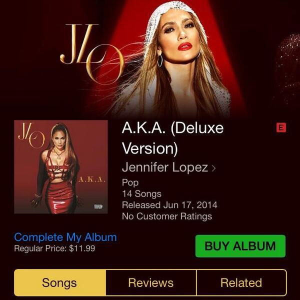 #JLoAKA available on iTunes. Click to download: smarturl.it/AKAJLo Executive Produced by our very own <a href="/CORYROONEY/">cory rooney</a>